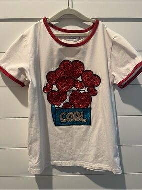 Lola & The Boys Cool Sparkle Shirt Size 10